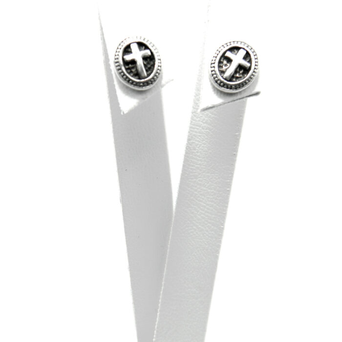 Cercei din argint - model Cruciulite - K140Y110G - imagine 6