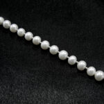 Colier vintage statement din perle albe si argint - Unicat - Handmade - HM0788X - imagine 8