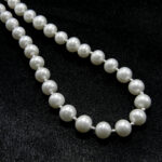 Colier vintage statement din perle albe si argint - Unicat - Handmade - HM0788X - imagine 9