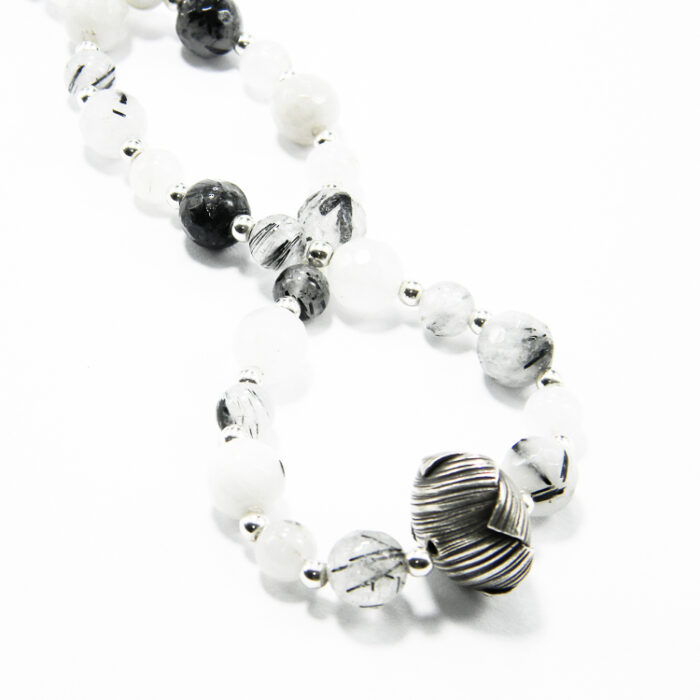 Colier unicat handmade din argint si agat dendritic - HM0769 - imagine 6