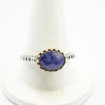 Inel din argint cu lapis lazuli - stil oriental - Aysun - i150F41G - imagine 3