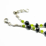 Colier handmade unicat din argint cu onix si peridot - Maia - HM0706X - imagine 6