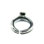 Inel vintage handmade din argint cu perla alba - Unicat - i150F151G - imagine 5