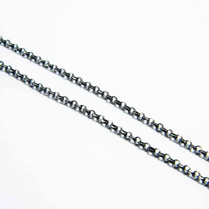 Colier vintage din argint cu agat dendritic si cristal de stanca - Unicat - HM0494AX - imagine 6