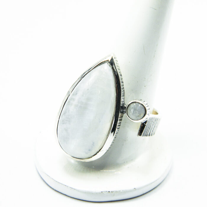 Inel unicat din argint cu opal - model vintage Art Deco - i240Y99G - imagine 5