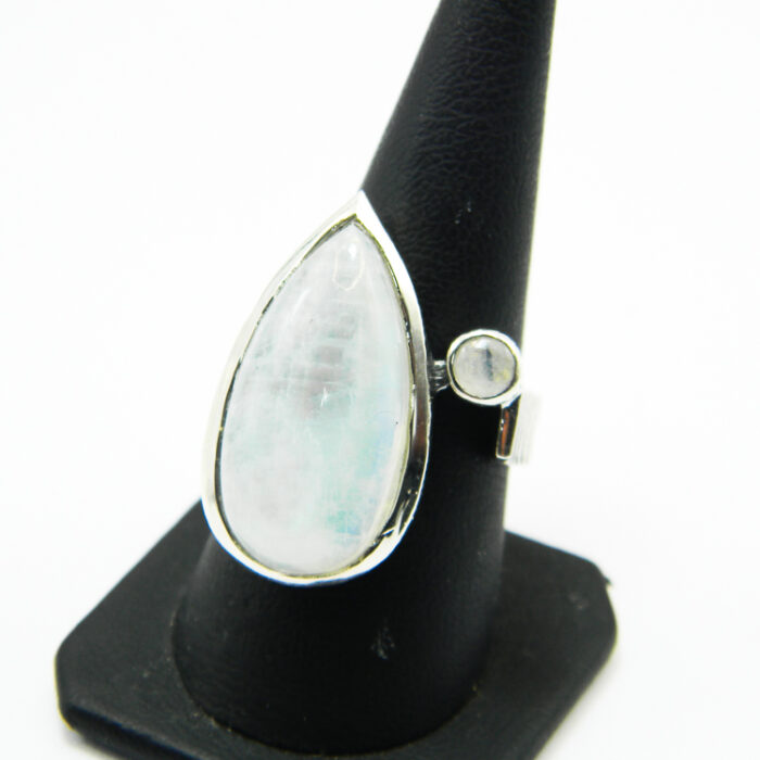 Inel unicat din argint cu opal - model vintage Art Deco - i240Y99G - imagine 3