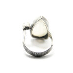 Inel unicat din argint cu opal - model vintage Art Deco - i240Y99G - imagine 6