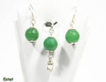 Set handmade unicat din argint si aventurin - Fabia - HM0745 - imagine 3