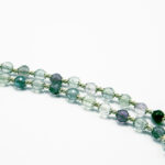 Colier handmade din argint cu fluorit natural - Unicat - CL100HM24G - imagine 4