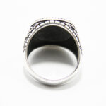 Inel barbatesc din argint fara pietre - stil vintage - Arthur - i120Y113F - imagine 5