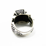 Inel din argint cu onix negru - stil vintage - i110Y132F - imagine 6
