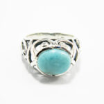Inel din argint cu larimar - Cornelia - i300Y96F - imagine 4