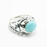 Inel din argint cu larimar - Cornelia - i300Y96F - imagine 5