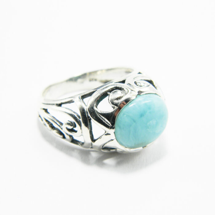 Inel din argint cu larimar - Cornelia - i300Y96F - imagine 5