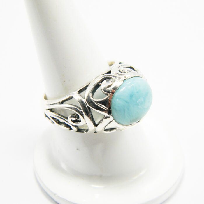 Inel din argint cu larimar - Cornelia - i300Y96F - imagine 3