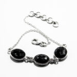 Bratara din argint cu onix fatetat - stil fashion - B250Y45D