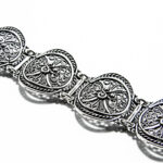 Bratara din argint fara pietre - stil oriental - Sofia - B160A18D