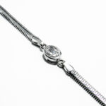 Bratara fashion din argint cu cristal alb - Alma - B255A41G