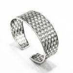 Bratara fixa din argint fara pietre - Floarea vietii - B200Y14E