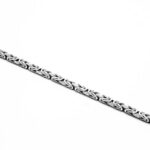 Bratara model bizantin din argint rodiat - B135A81G