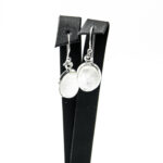 Cercei din argint 925 si piatra lunii - Ada - K224Y10C