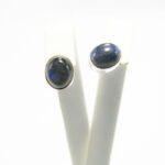 Cercei din argint cu labradorit - stil Art Deco - K224Y15C