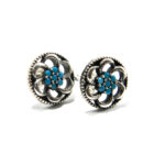 Cercei din argint cu turcoaz - Liliana - K175A51F-1