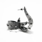 Cercei din argint fara pietre cu tinte - stil gotic - K150F17G-X