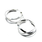 Cercei din argint fara pietre - stil fashion - Lia - K170A26D