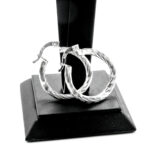 Cercei din argint fara pietre - stil fashion - Cecilia - K170A57C