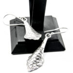 Cercei din argint patinat - stil vintage - Coada de sirena  - C120YX-12X