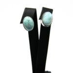 Cercei din argint cu larimar - stil fashion - K310Y13D