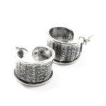 Cercei din argint fara pietre - Art Deco - Anais - K190A57D-1