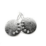 Cercei stil vintage din argint fara pietre - Aura - K135E45G