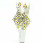 Cercei unicat din argint si pietre zirconiu - Glamour - K210A26C