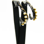 Cercei vintage handmade din argint antichizat si perle - Unicat - Anisia - K210Y4G