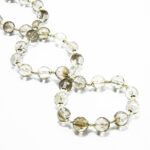 Colier unicat handmade din argint cu cristal de stanca - Lorena - HM0600X