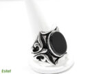 Inel barbatesc din argint cu onix - stil bizantin - i110Y129F - imagine 5