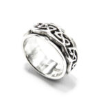 Inel din argint fara pietre - stil celtic - i110A2B