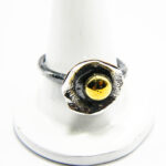 Inel reglabil din argint fara pietre - stil vintage - Olga - i145F23F