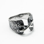 Inel vintage din argint fara pietre - stil Art Deco - Ada