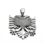 Pandantiv barbati vintage din argint 925 - Vulturul bicefal - P150A64G