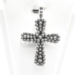 Pandantiv crucifix din argint fara pietre - P175A34F
