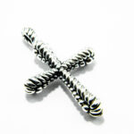 Pandantiv din argint fara pietre - Cruciulita barbateasca - Y120-2