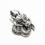 Pandantiv din argint fara pietre - Dragon - P137Y-9