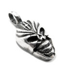 Pandantiv din argint simplu - Cap de mort - Y120-6