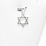 Pandantiv mic din argint - Steaua lui David - P150A19G