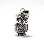 Pandantiv-statueta din argint fara pietre - Bufnita - P179Y47F
