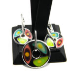 Set din argint 925 si email - Art Deco - Unicat - S150A10B