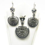 Set vintage din argint antichizat - stil oriental - S135E5Z - imagine 2